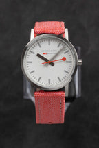 Mondaine Ladies Watch Classic White Coral