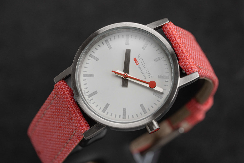 Mondaine Ladies Watch Classic White Coral