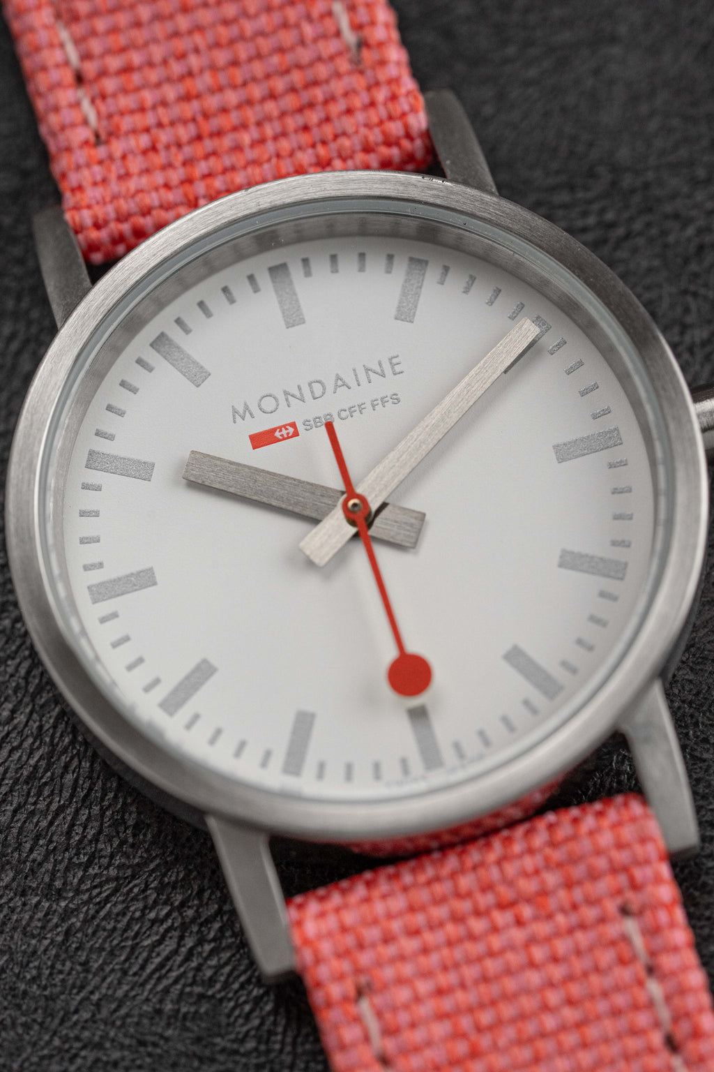 Mondaine Ladies Watch Classic White Coral