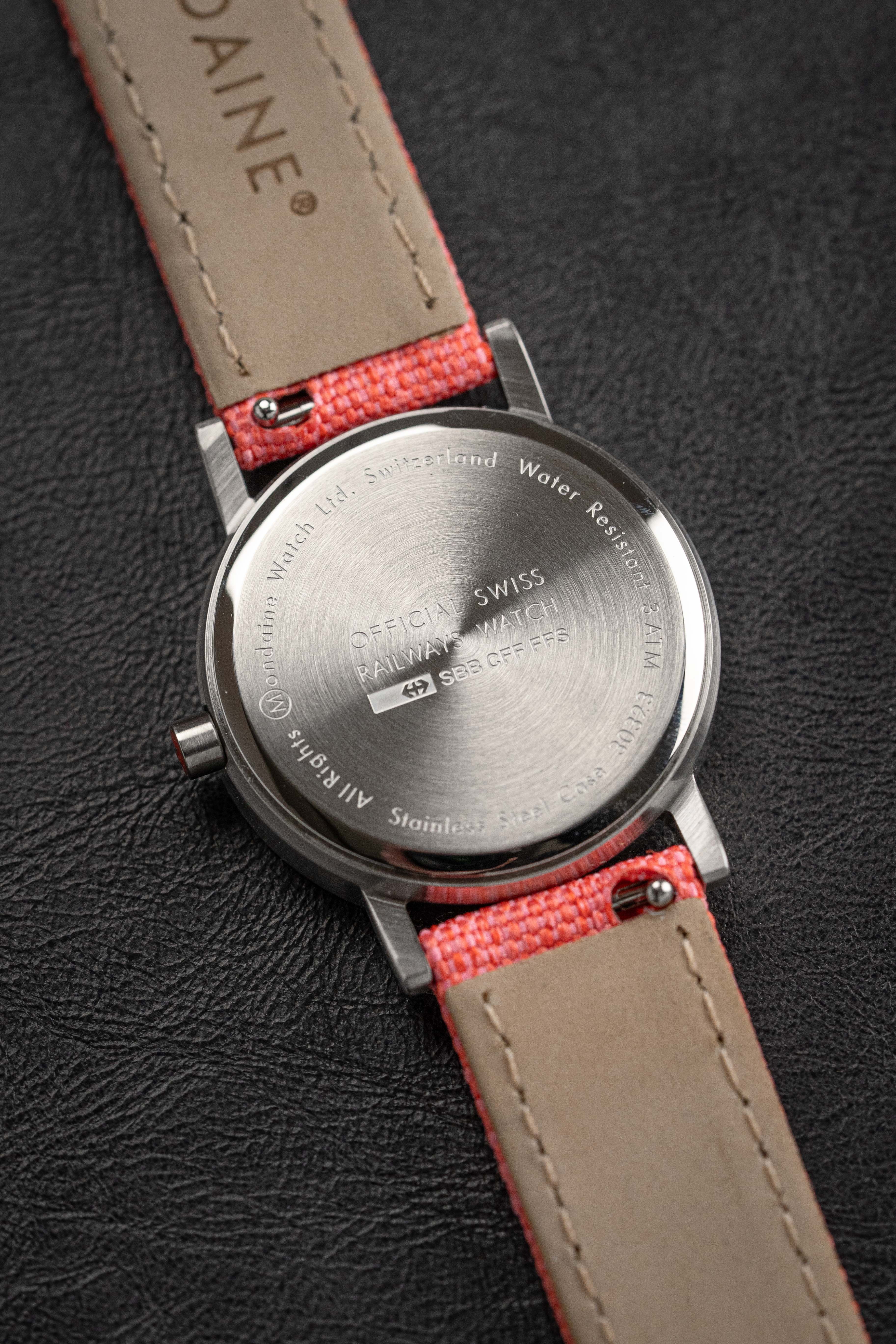 Mondaine Ladies Watch Classic White Coral