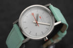Mondaine Ladies Watch Classic White Mint Green
