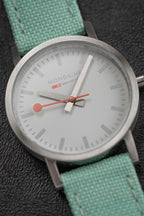 Mondaine Ladies Watch Classic White Mint Green
