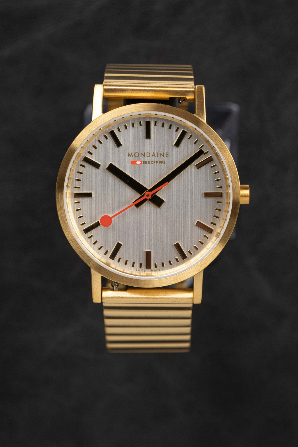 Mondaine Ladies Watch Classic White Gold
