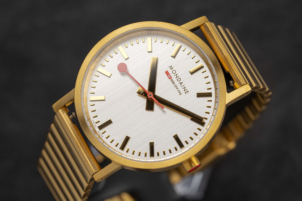 Mondaine Ladies Watch Classic White Gold