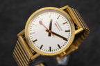 Mondaine Ladies Watch Classic White Gold