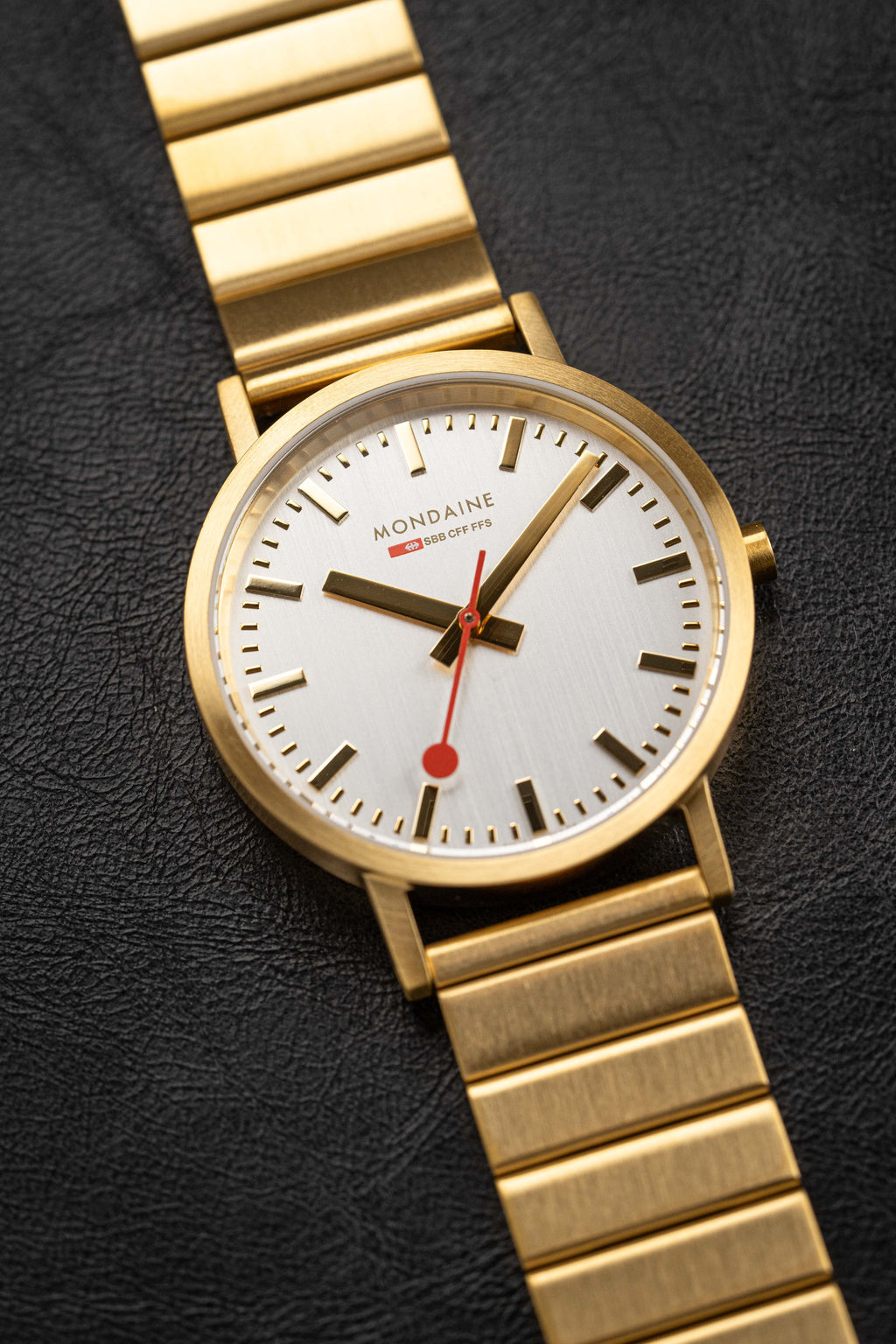 Mondaine Ladies Watch Classic White Gold