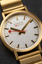 Mondaine Ladies Watch Classic White Gold