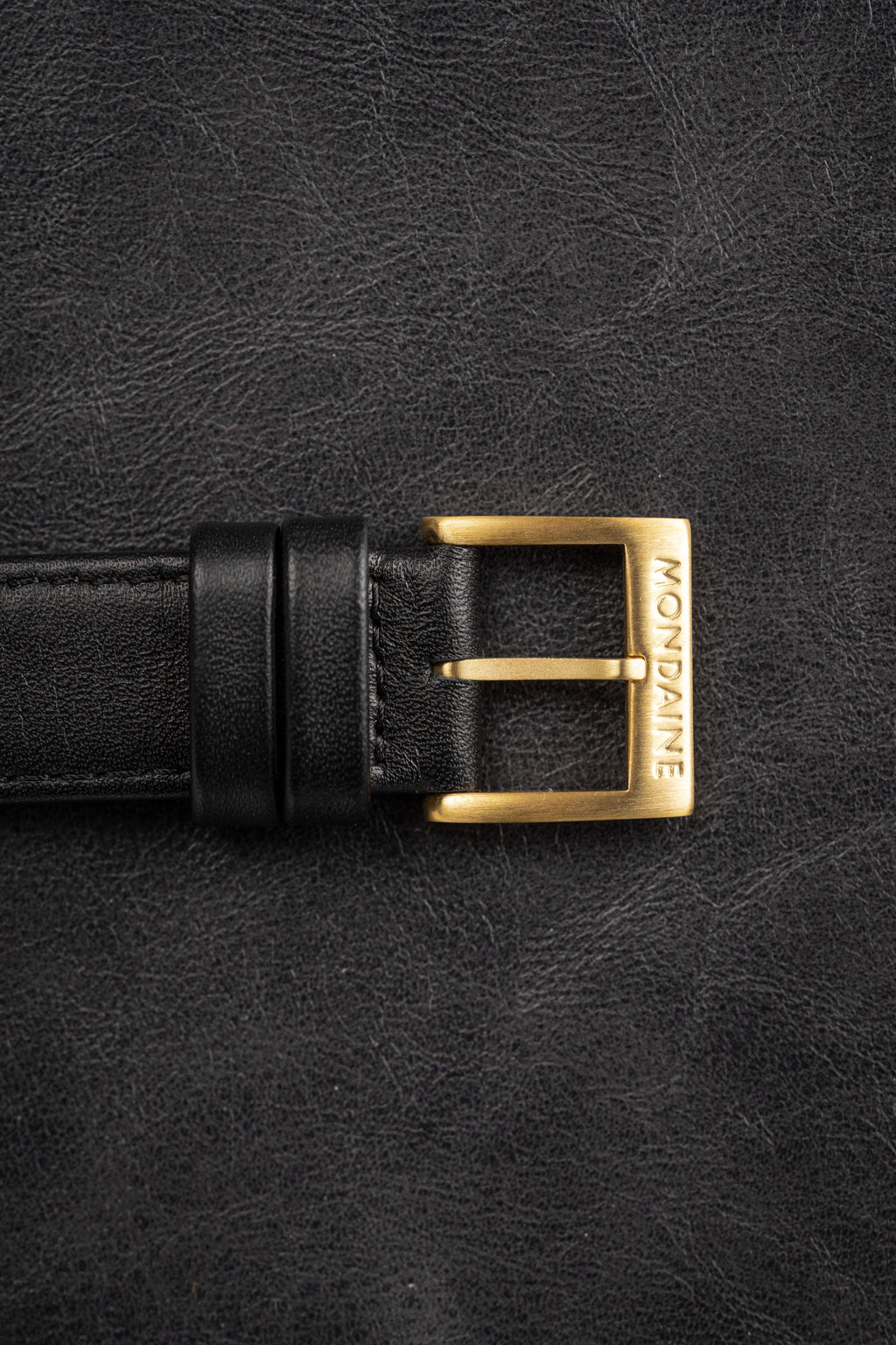 Mondaine Watch Helvetica No1 Light Gold Black