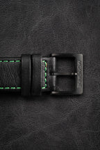 Mondaine Watch Helvetica No1 Black Green