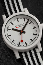 Mondaine Ladies Watch Essence Black White