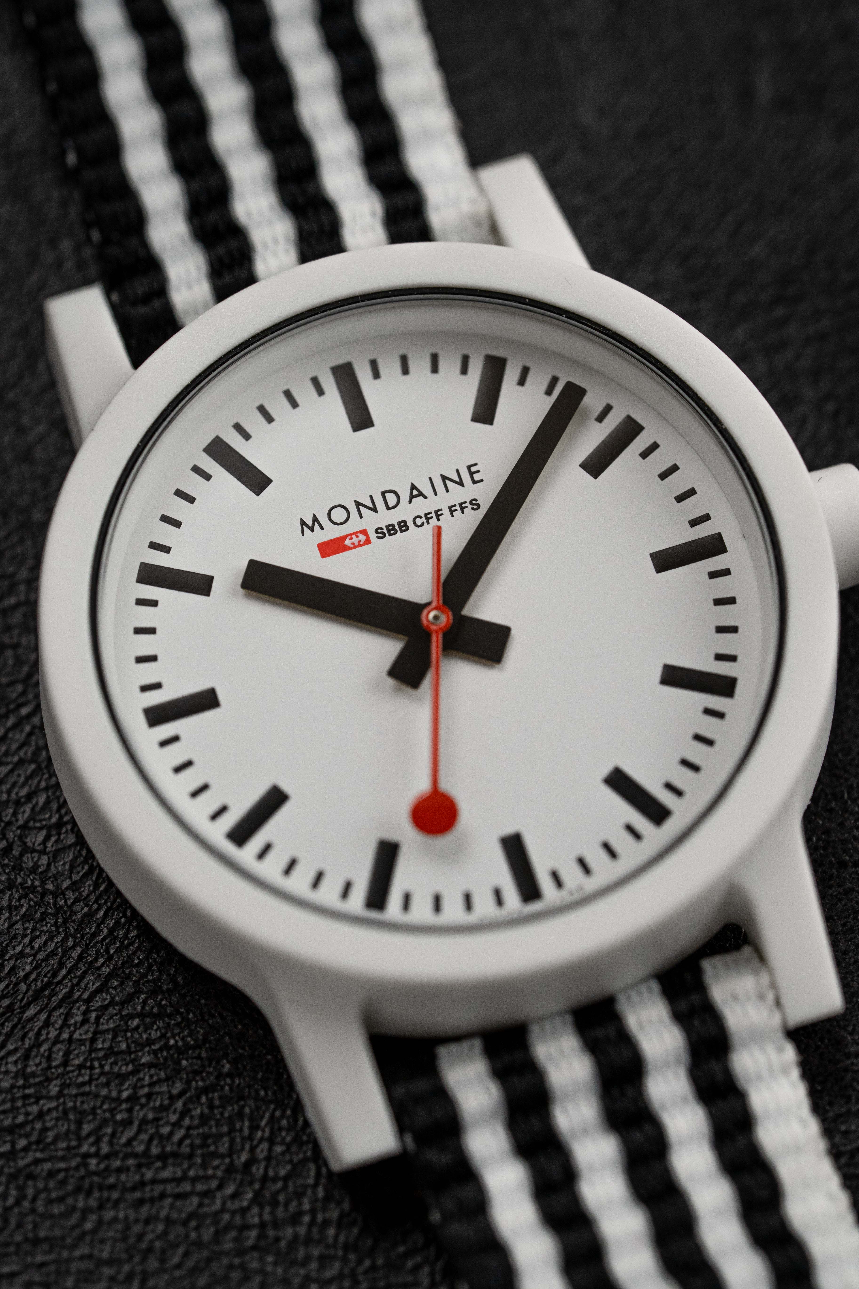Mondaine Ladies Watch Essence Black White