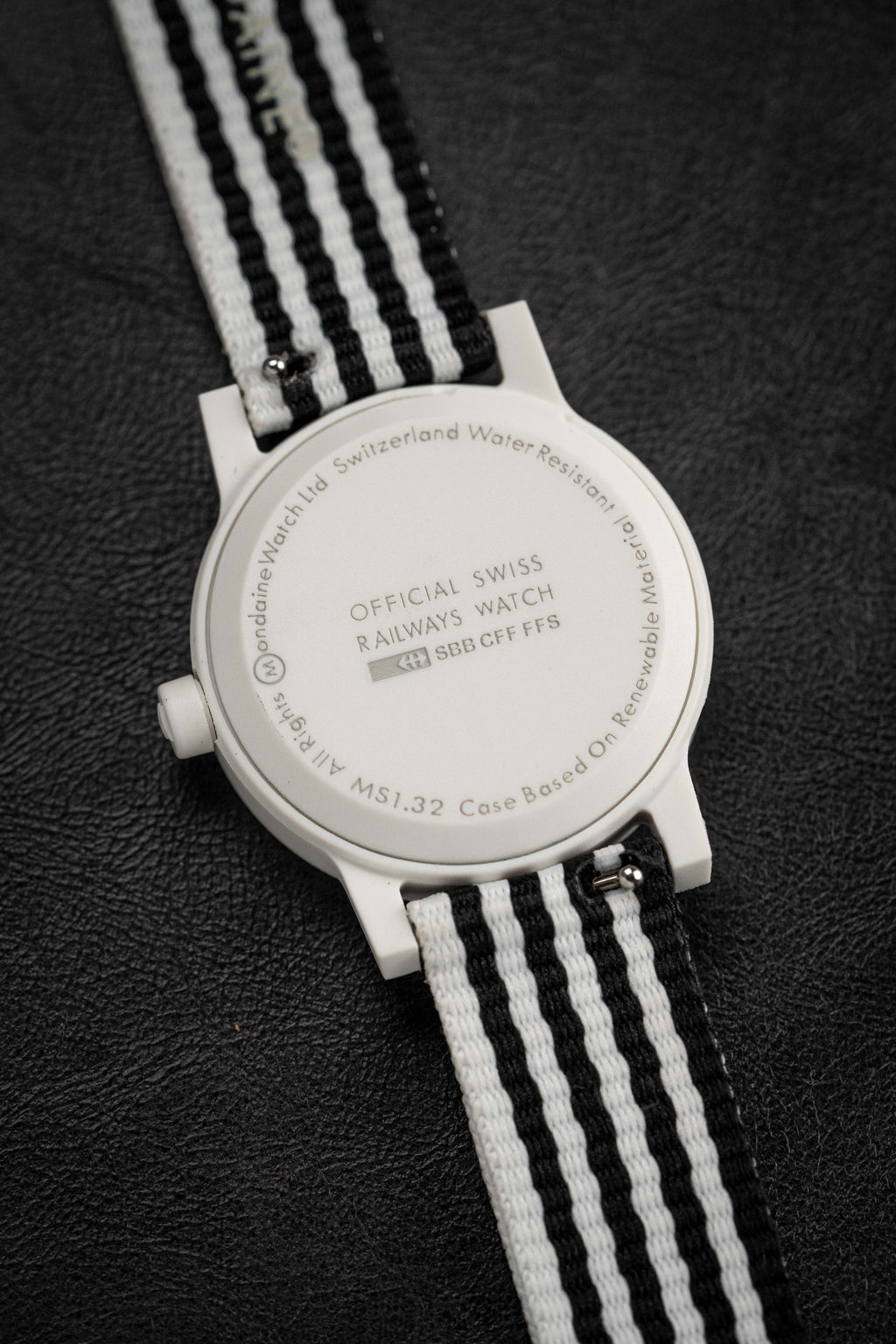 Mondaine Ladies Watch Essence Black White