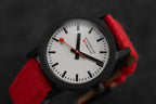 Mondaine Ladies Watch Essence Black Red