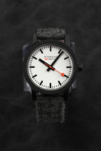 Mondaine Ladies Watch Essence Black Grey