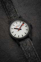 Mondaine Ladies Watch Essence Black Grey