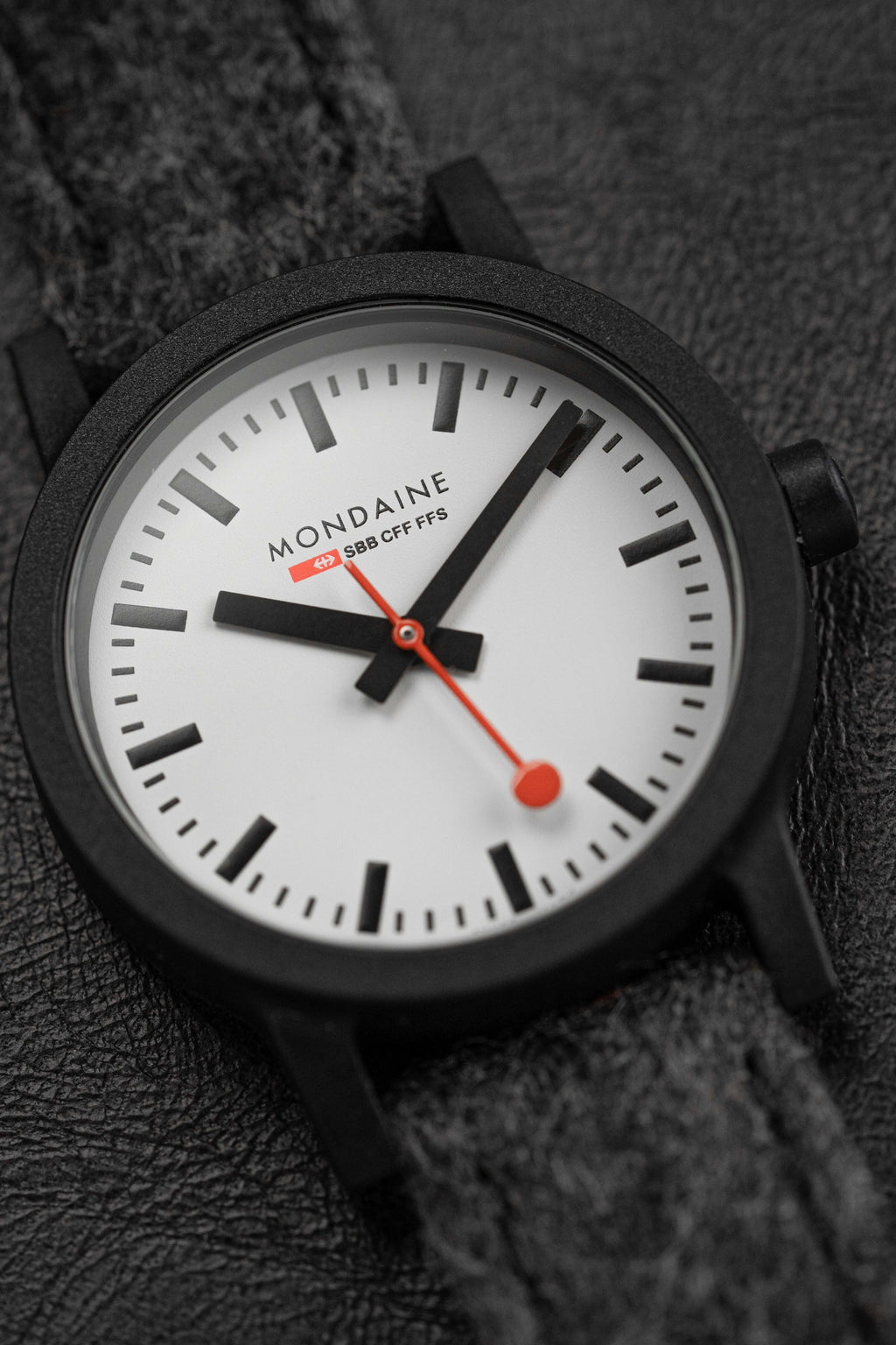Mondaine Ladies Watch Essence Black Grey