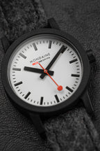 Mondaine Ladies Watch Essence Black Grey