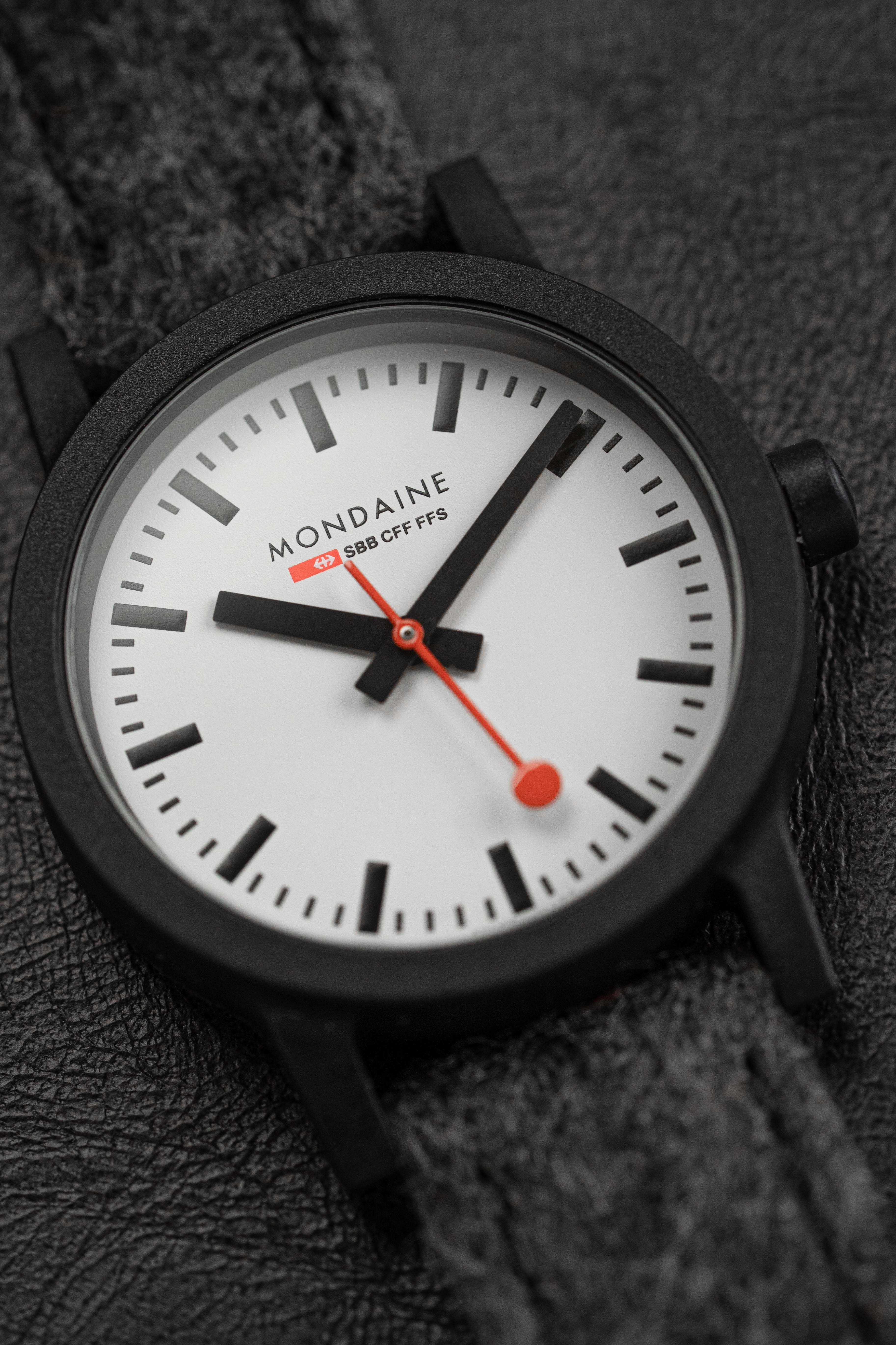 Mondaine Ladies Watch Essence Black Grey