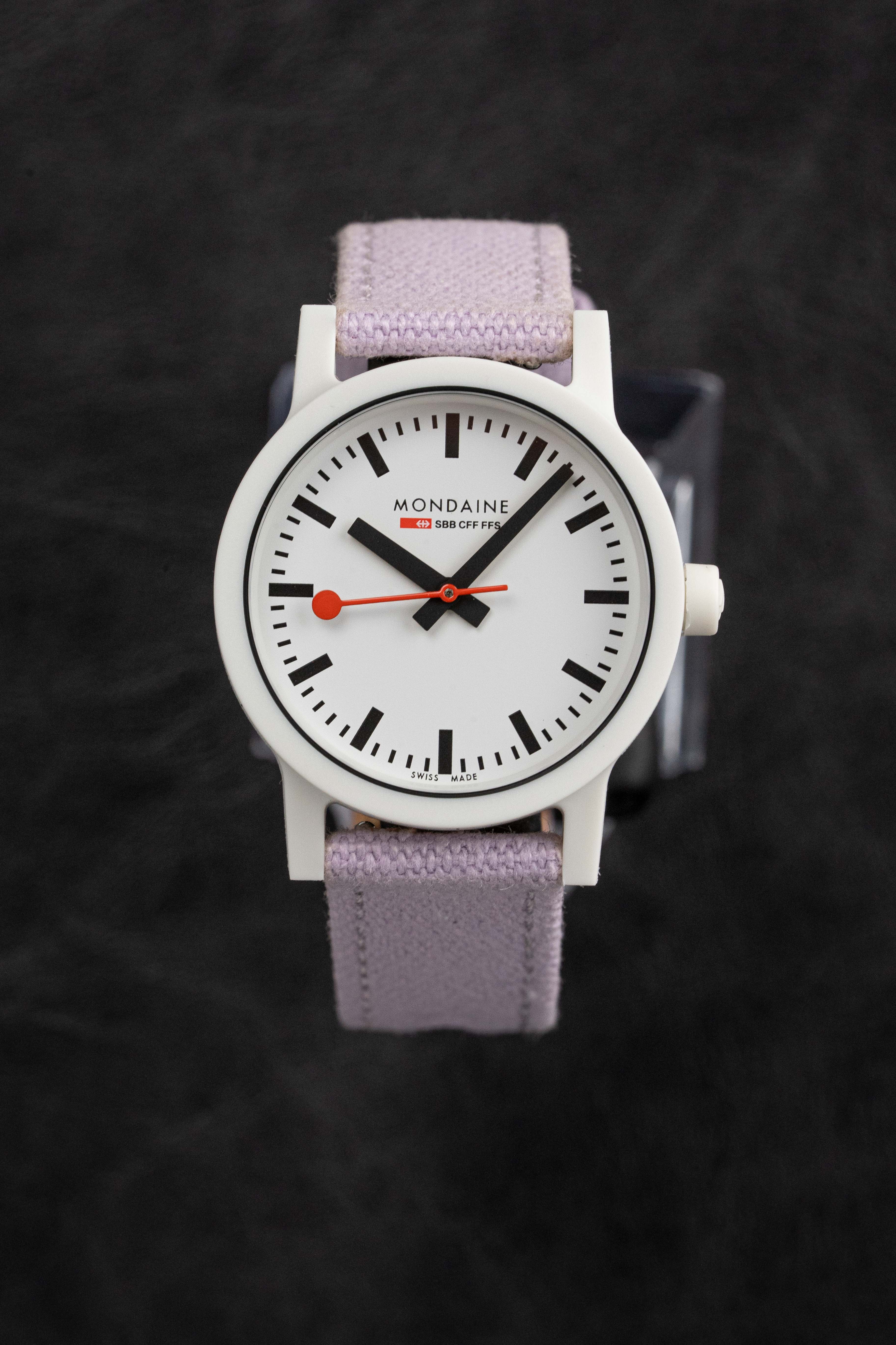 Mondaine Ladies Watch Essence White Lavender
