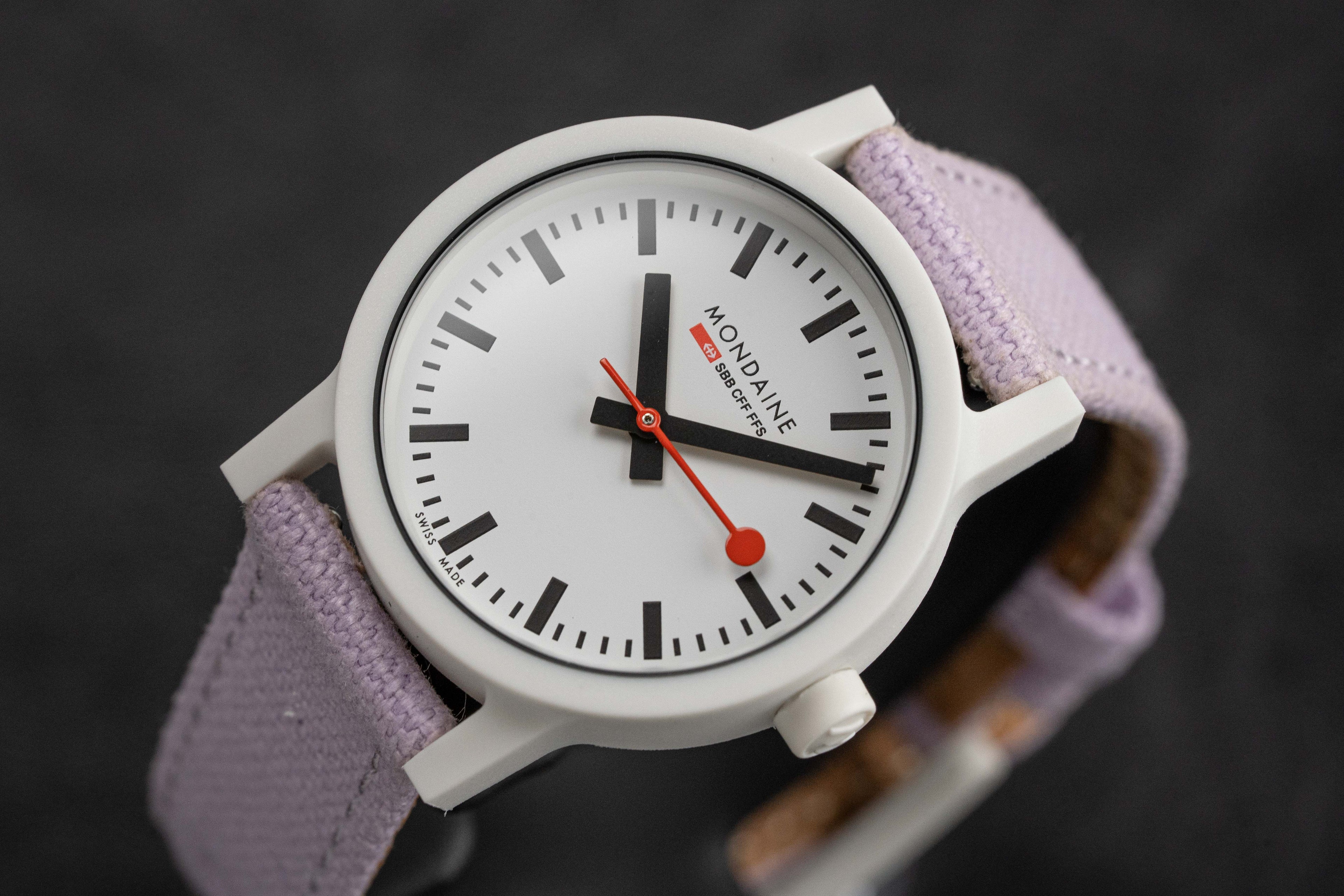 Mondaine Ladies Watch Essence White Lavender