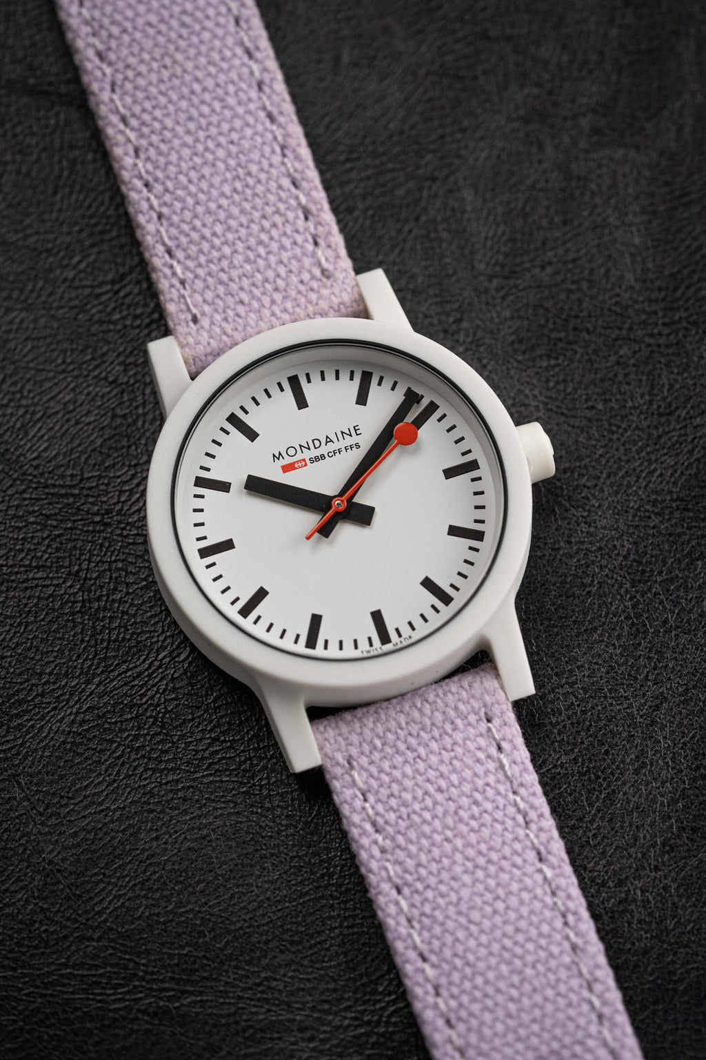 Mondaine Ladies Watch Essence White Lavender