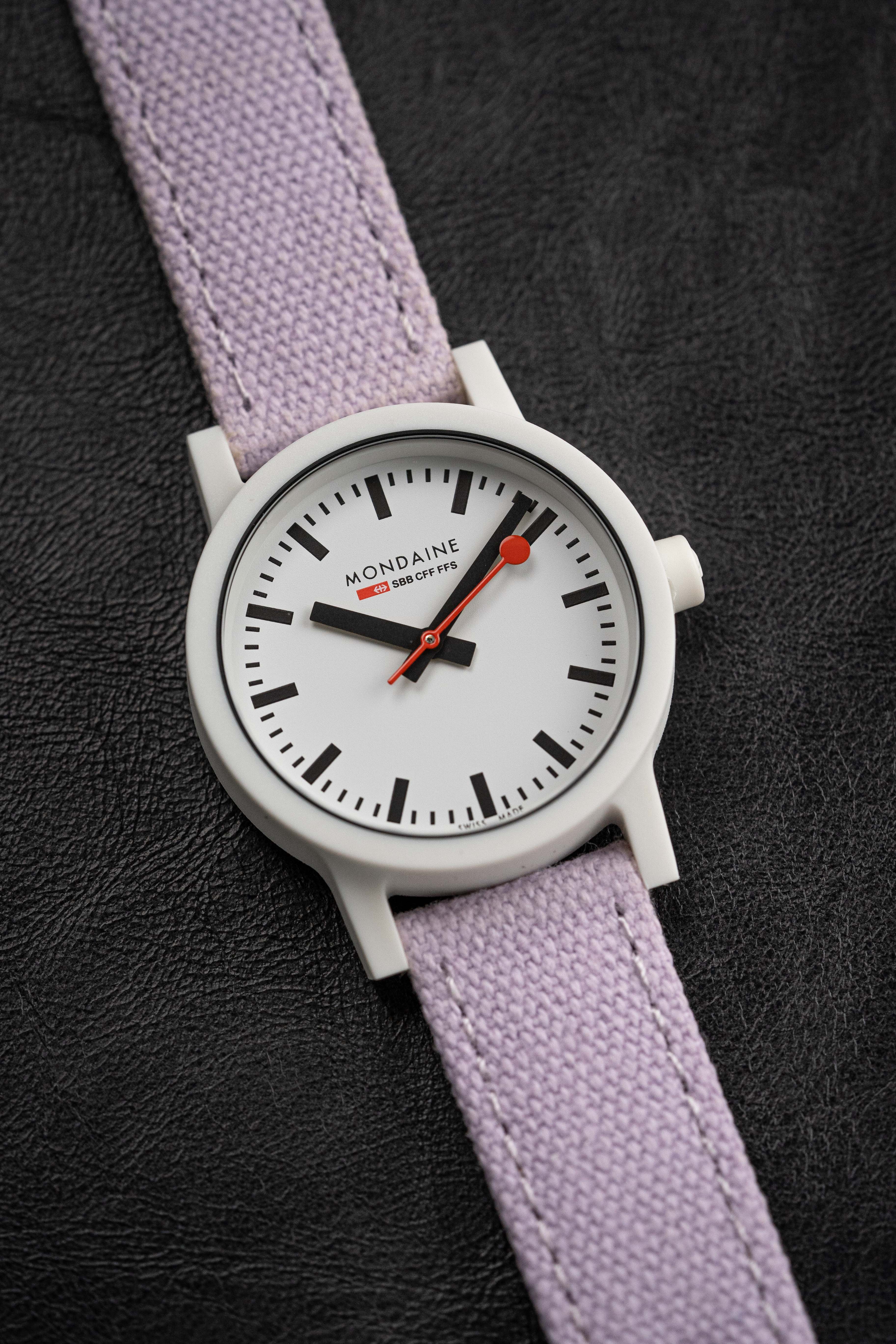 Mondaine Ladies Watch Essence White Lavender