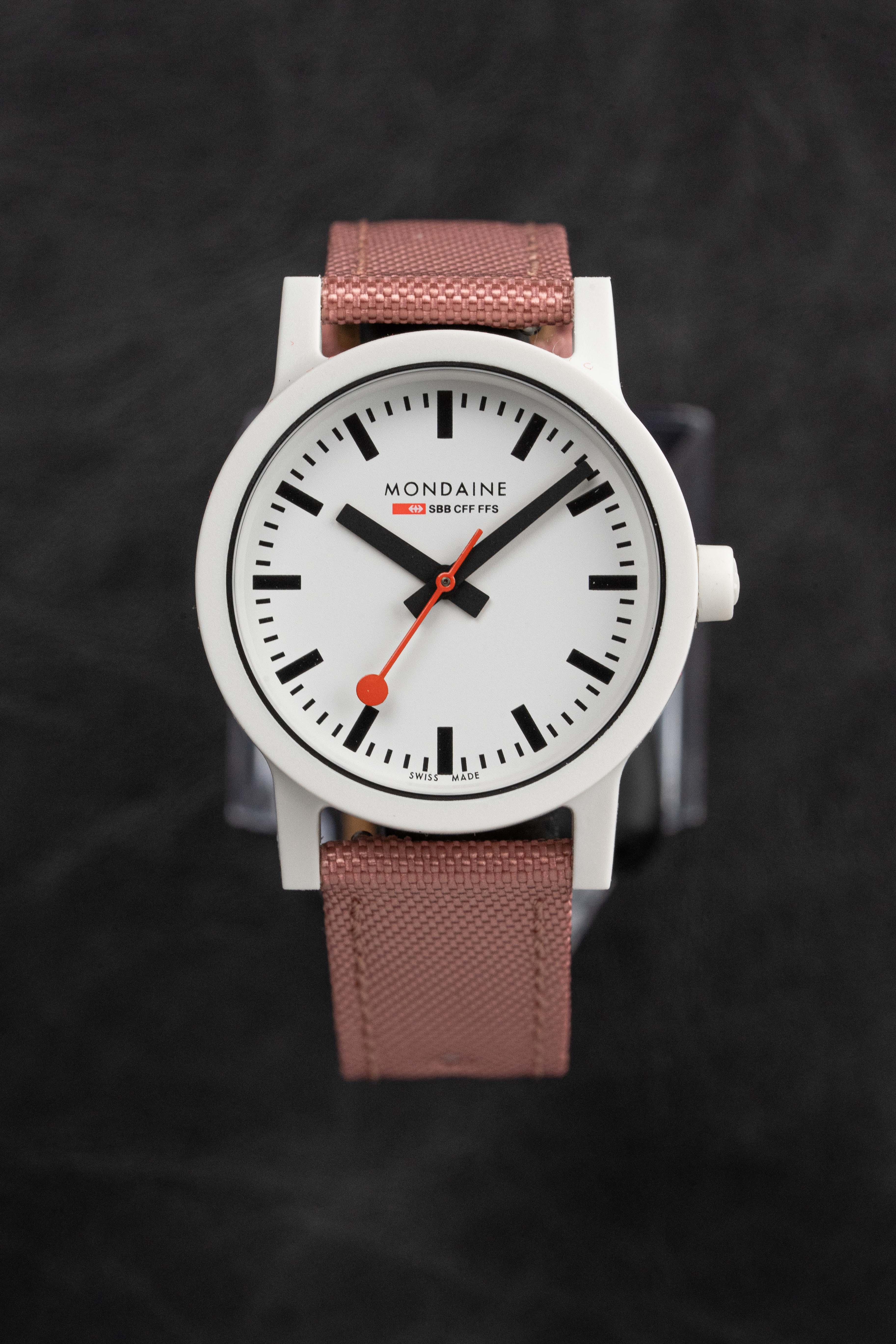 Mondaine Ladies Watch Essence White Pink