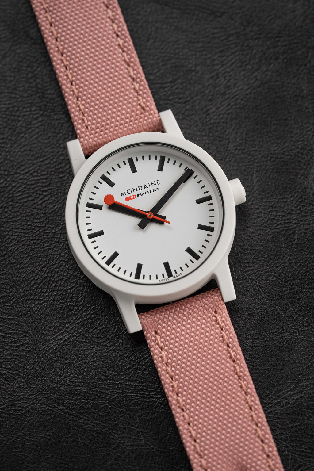 Mondaine Ladies Watch Essence White Pink