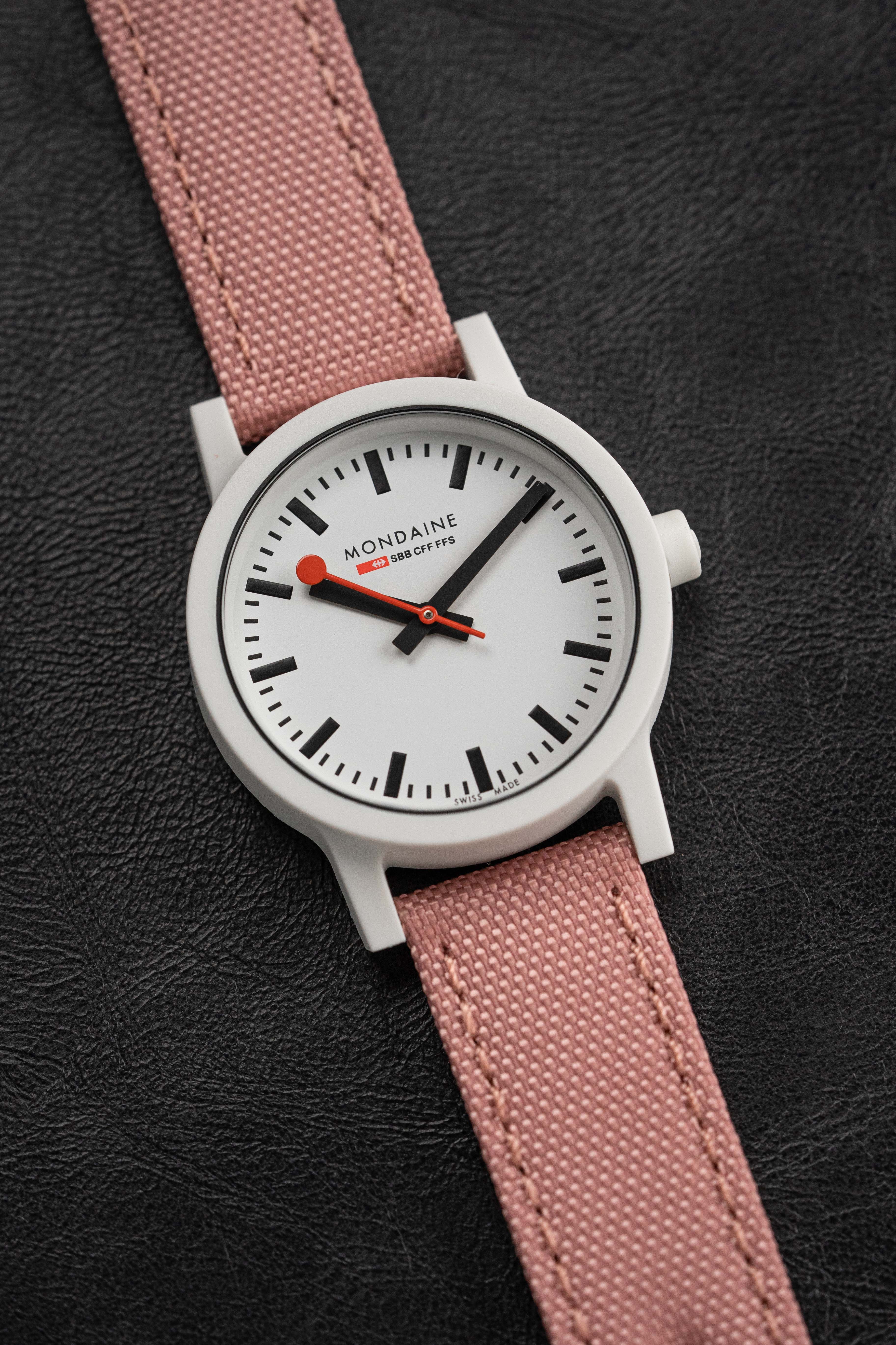 Mondaine Ladies Watch Essence White Pink