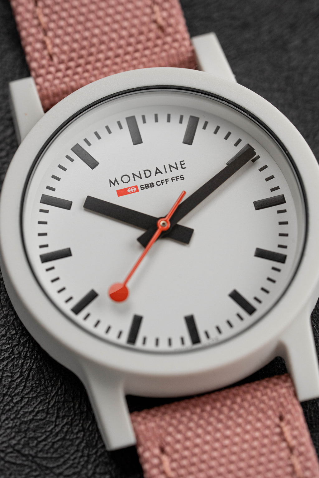 Mondaine Ladies Watch Essence White Pink