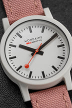 Mondaine Ladies Watch Essence White Pink