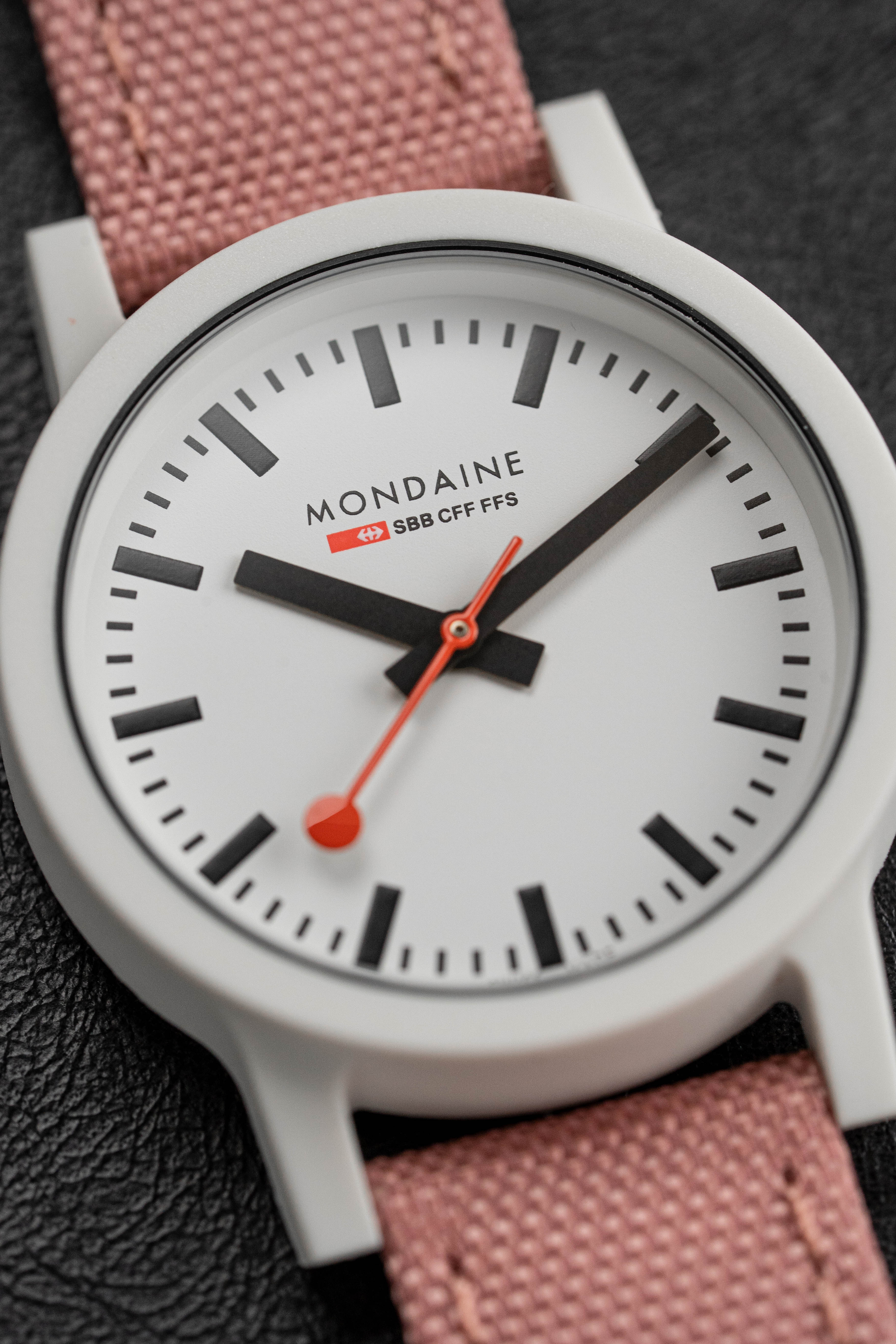 Mondaine Ladies Watch Essence White Pink