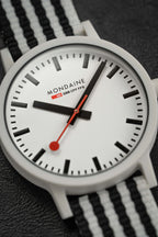 Mondaine Watch Essence Black White