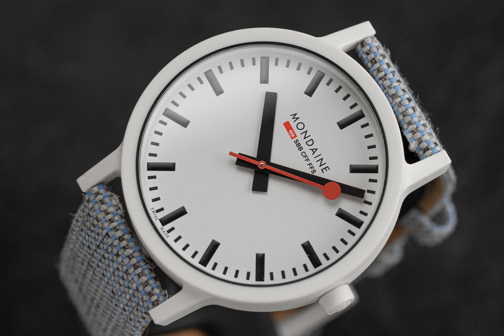 Mondaine Watch Essence Light Blue