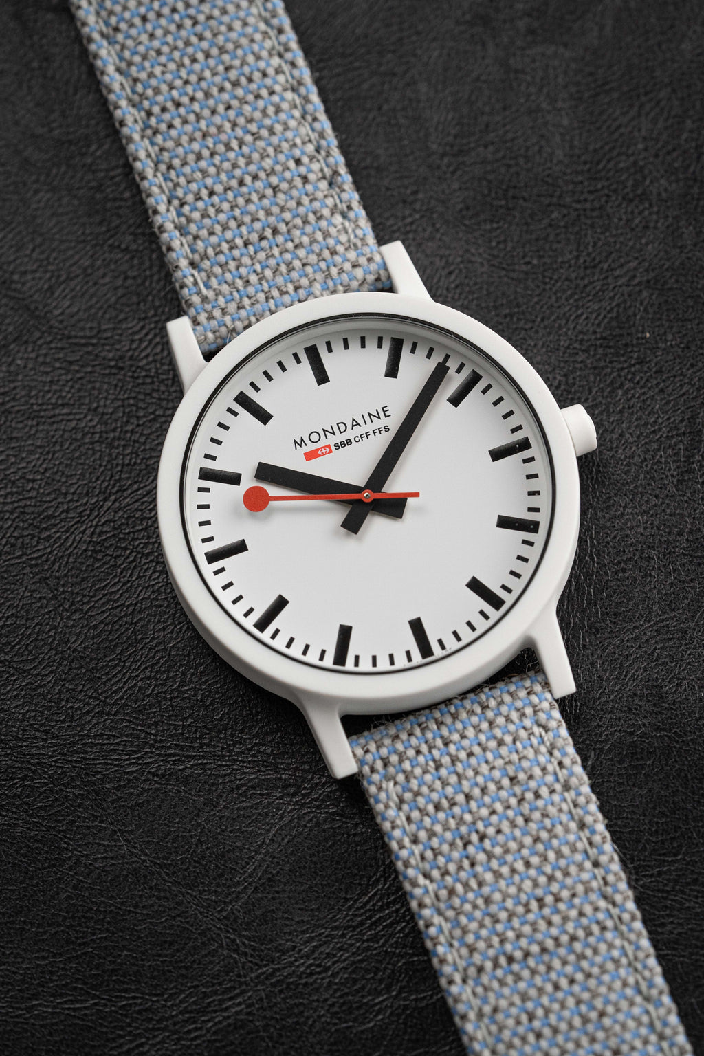 Mondaine Watch Essence Light Blue