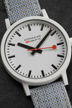 Mondaine Watch Essence Light Blue