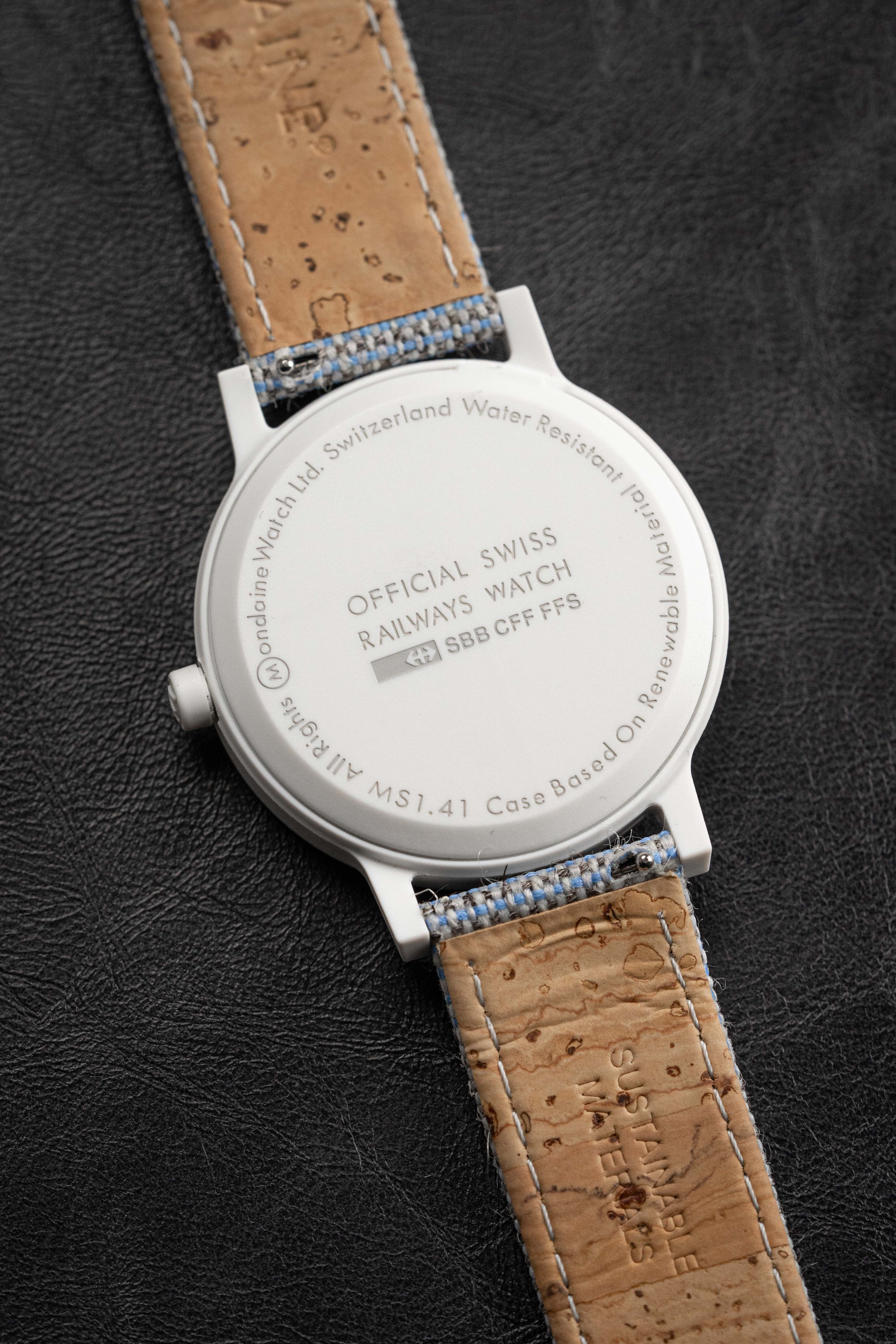 Mondaine Watch Essence Light Blue