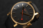 Mondaine Watch EVO2 Gold Black