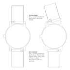 Mondaine Watch Essence White Pink