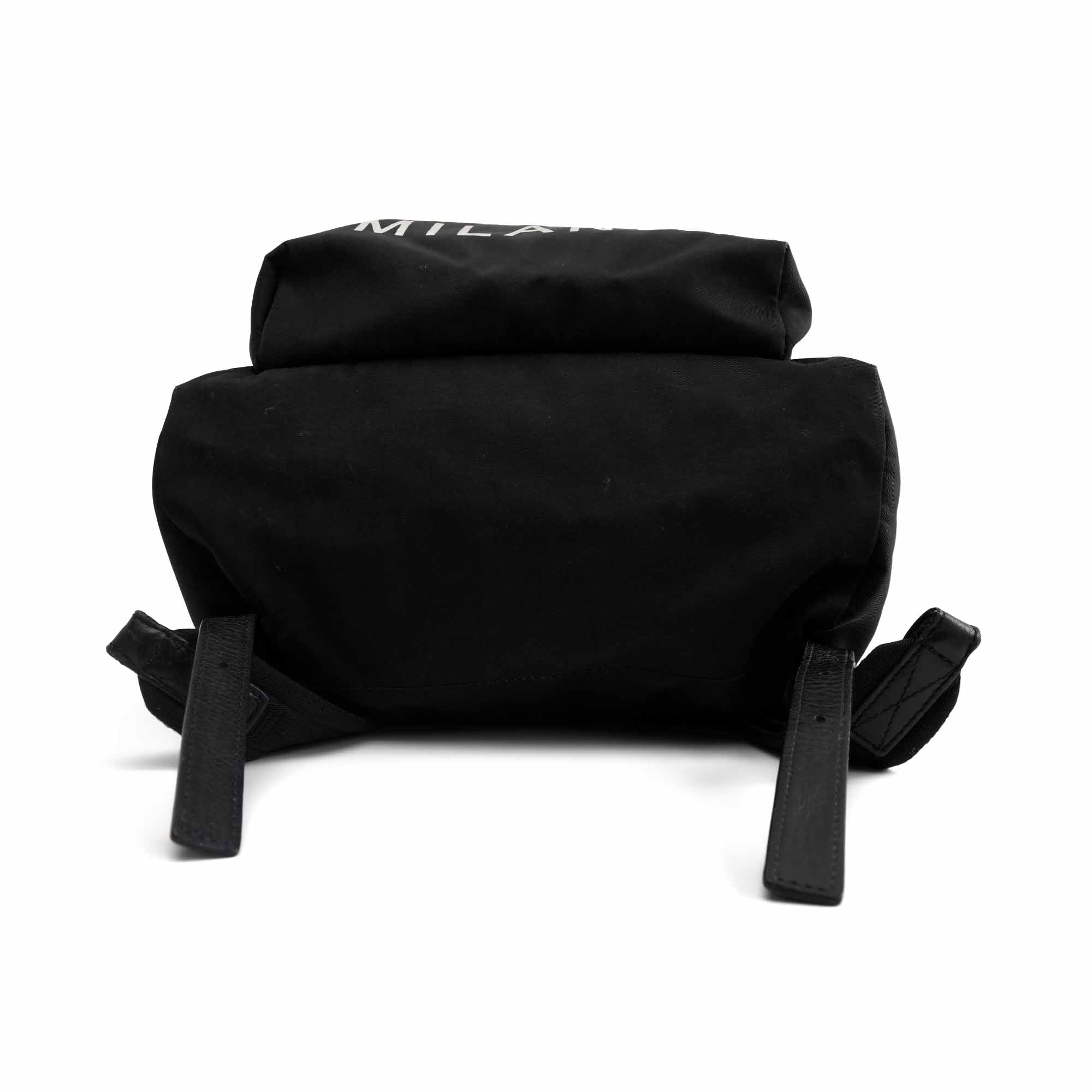 Moschino Nylon Logo Backpack