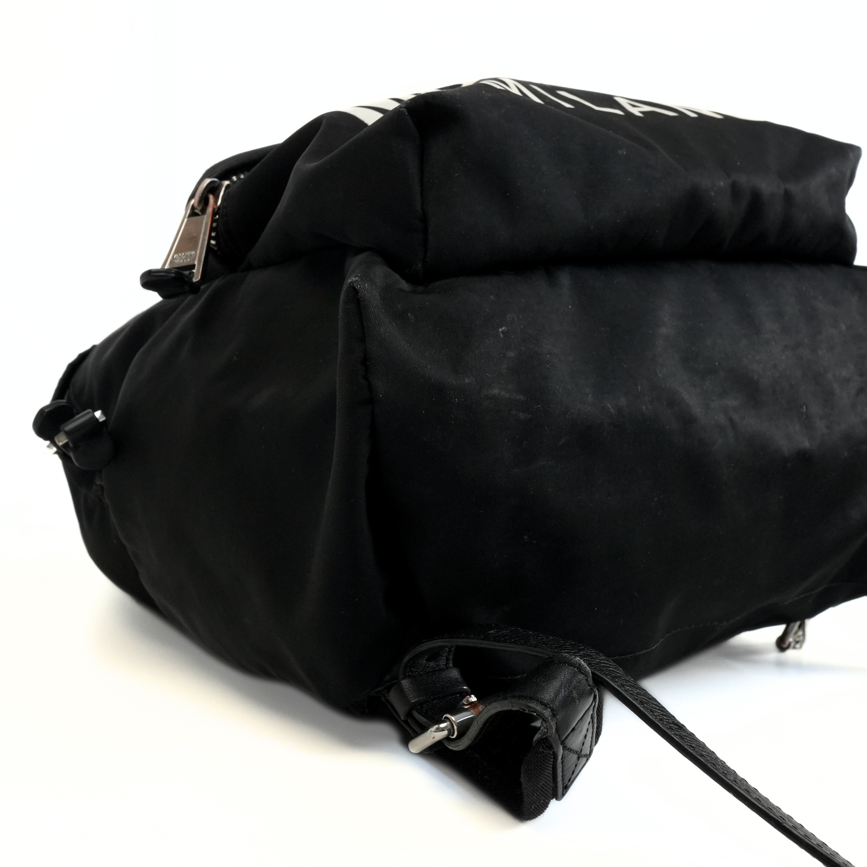 Moschino Nylon Logo Backpack