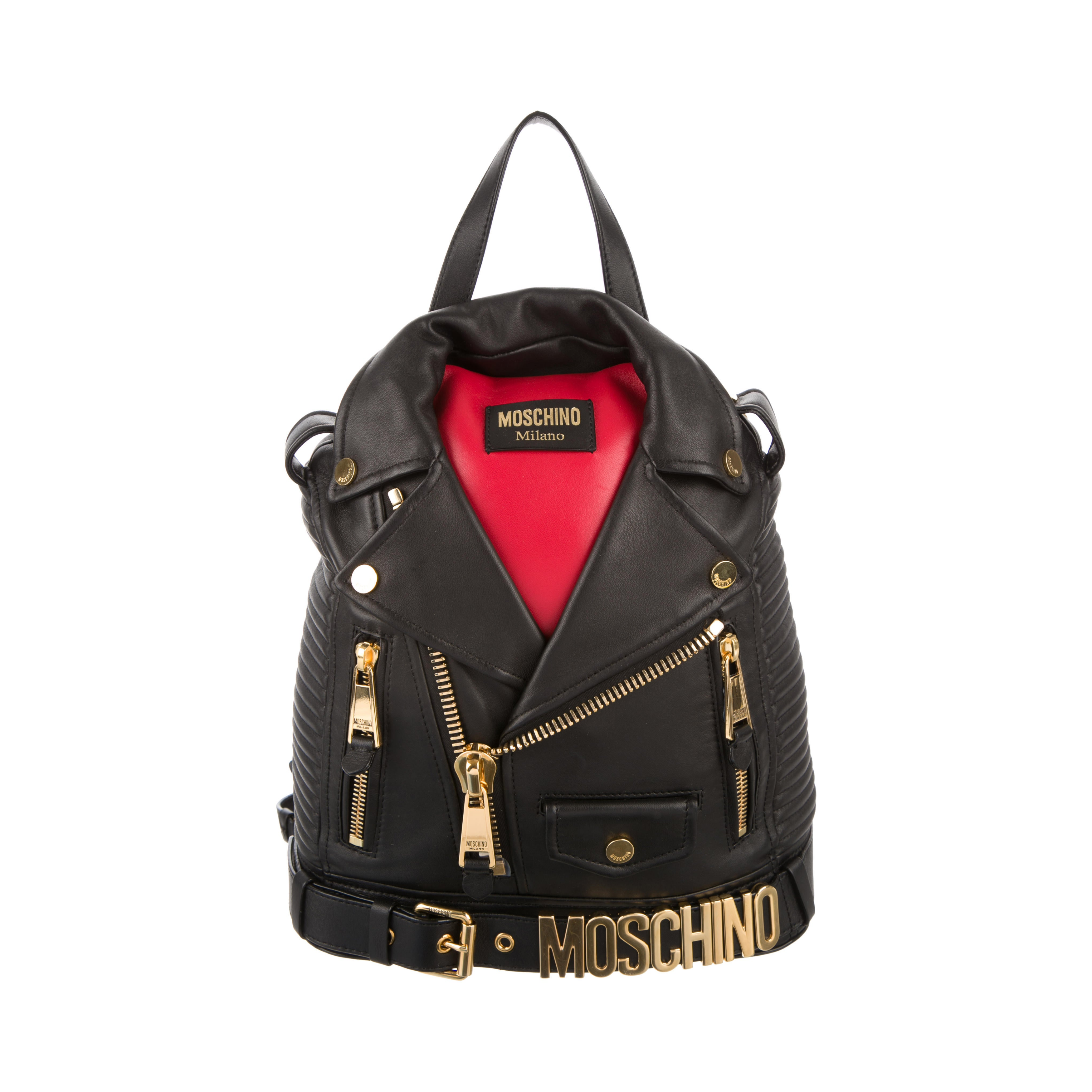Moschino Biker Jacket Backpack