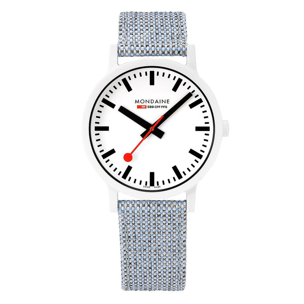 Mondaine Watch Essence Light Blue