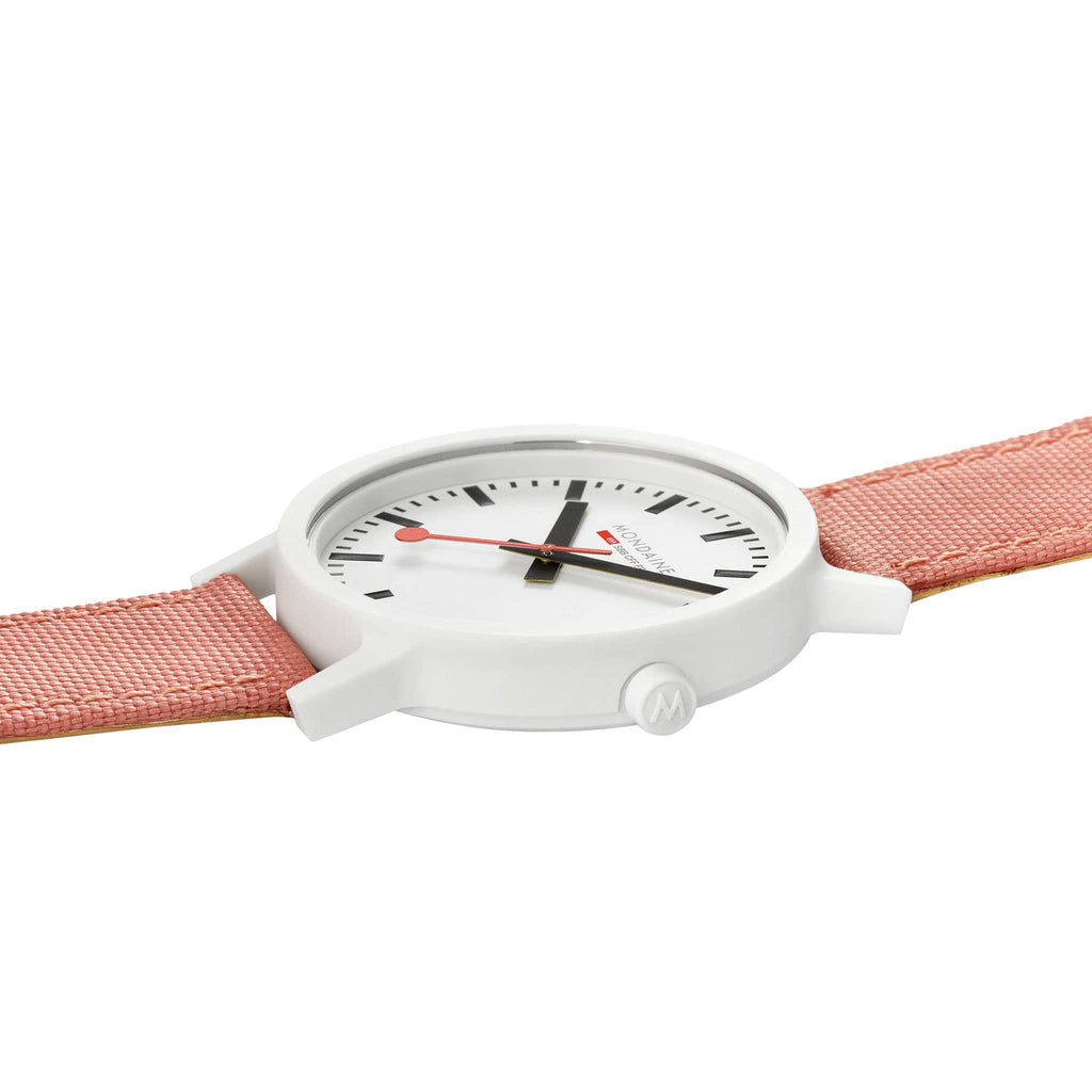 Mondaine Watch Essence White Pink