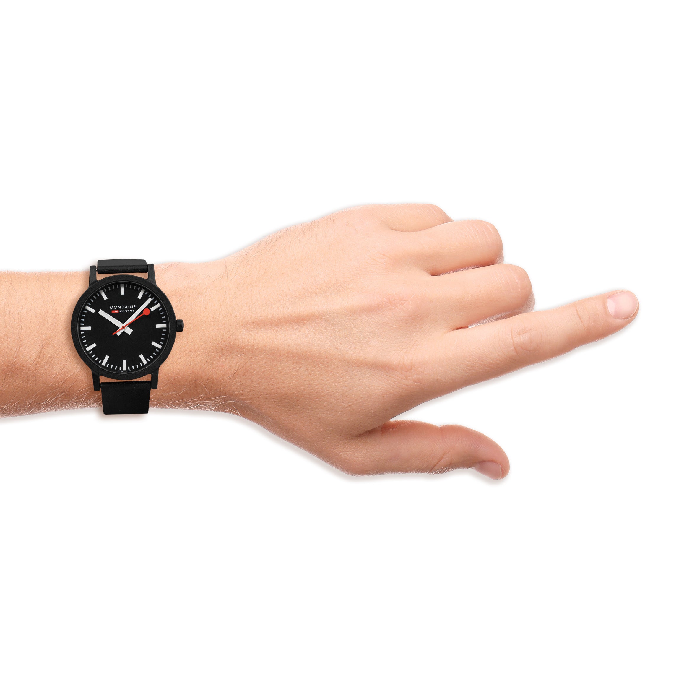Mondaine Watch Essence Black