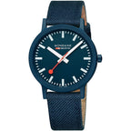 Mondaine Essence Ocean Blue Textile 41mm Watch