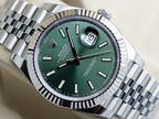 ROLEX DATEJUST 41mm 126334 EDELSTAHL MINTGRÜNES ZIFFERNBLATT UNGETRAGEN 2026