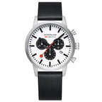 Mondaine Neo Swiss Chronograph Watch 41mm Panda Dial