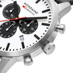 Mondaine Neo Swiss Chronograph Watch 41mm Panda Dial