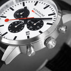 Mondaine Neo Swiss Chronograph Watch 41mm Panda Dial